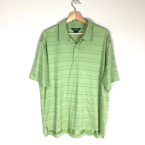 Vintage Brooks Brothers Country Club Performance Knit Polo Shirt Sz Large - Picture 5 of 9
